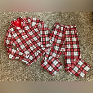 Plaid Christmas Pajamas Adult Medium